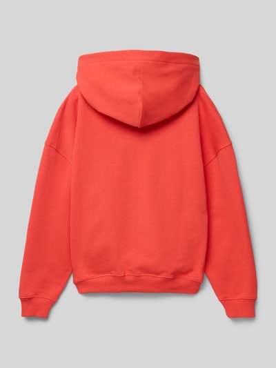 Calvin Klein Jeans Bluza z kapturem z nadrukiem z logo Jasnoczerwony 3