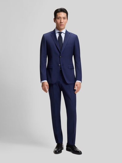 BOSS Slim Fit Businesshemd aus Baumwoll-Mix Modell 'HANK-SP' Blau 1