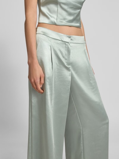 Jake*s Cocktail Cocktailhose aus Satin mit weitem Bein Lind Melange 3