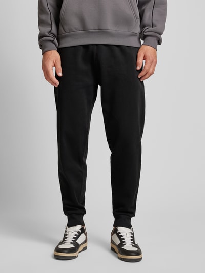 REVIEW Relaxed Fit Sweatpants mit Label-Detail Black 4