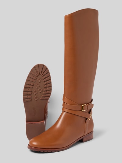 Lauren Ralph Lauren Kozaki z zamkiem błyskawicznym model ‘COLLINS’ Koniakowy 4