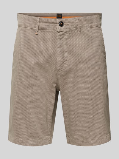 BOSS Orange Bermudas mit französischen Eingrifftaschen Beige 2