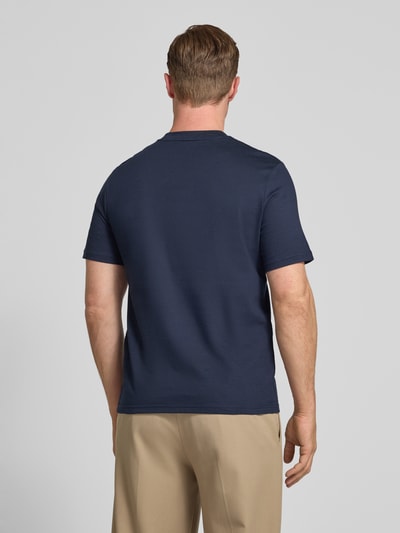 BOSS regular fit T-shirt van puur katoen Marineblauw - 5