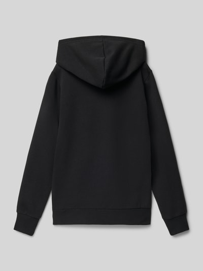 CHAMPION Bluza z kapturem, wyhaftowanym logo i kieszenią kangurką Czarny 3