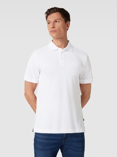 JOOP! Collection Poloshirt im unifarbenen Design Modell 'Primus' Weiss 4