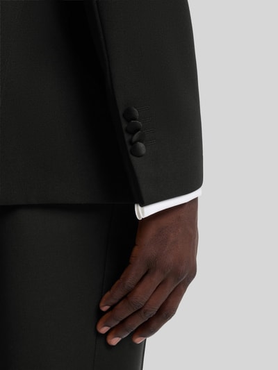 BOSS Slim Fit Smoking aus reiner Wolle Black 6