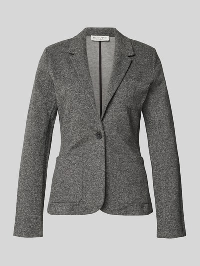 Marc O'Polo Relaxed fit blazer van katoenmix Middengrijs - 2