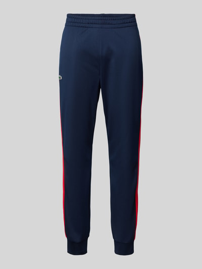 Lacoste Sweatpants met elastische band, model ‘TAFFETA’ Donkerblauw - 2