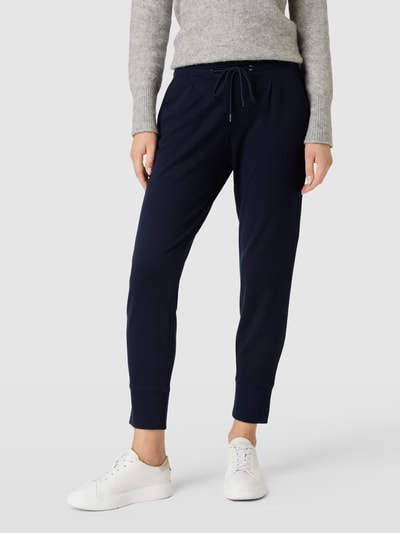 Christian Berg Woman Stoffen broek met elastische band Donkerblauw - 4