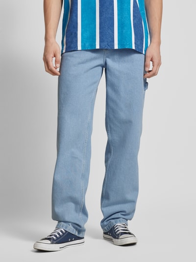 KARL KANI Baggy Fit Jeans mit Label-Stitching Jeansblau 4