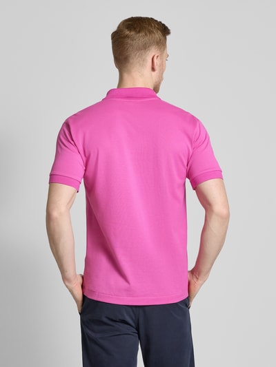 Lacoste Classic Fit Poloshirt mit Baumwollanteil Pink 5