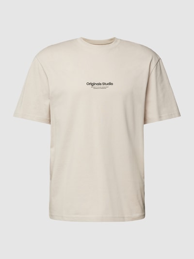 Jack & Jones T-shirt met ronde hals, model 'JORVESTERBRO' Offwhite - 2