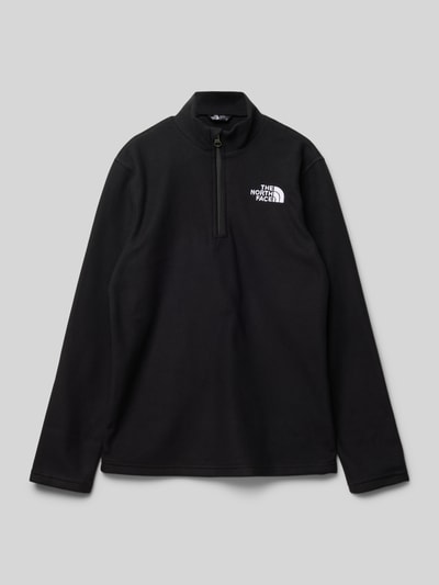 The North Face Sweatshirt mit Label-Stitching Black 1