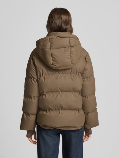 Neo Noir Gewatteerd jack met ritszakken Taupe - 5