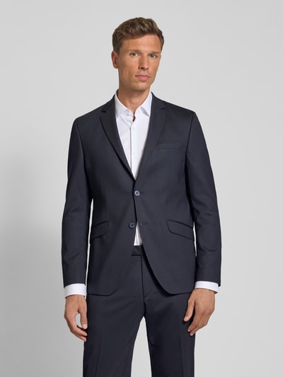HECHTER PARIS Slim fit pak met 2-knoopscolbert Marineblauw - 4