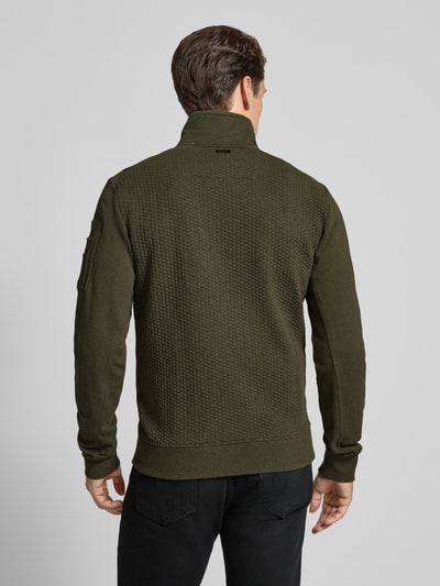PME Legend Sweatjacke mit Reißverschluss Oliv 5
