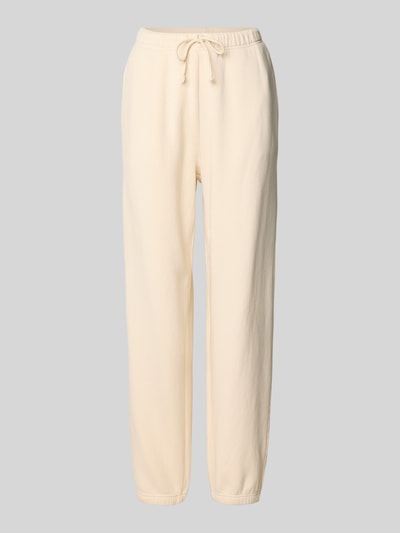 American Vintage Sweatpants met elastische band, model 'FIKY' Offwhite - 2