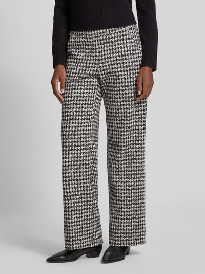 Brax Broek met elastische band, model 'MAINE' Zwart - 4