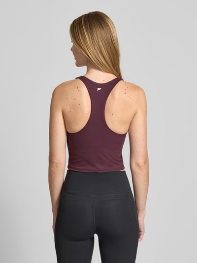 Fabletics Cropped Top mit integriertem Bustier Modell 'Anywhere' Bordeaux 5