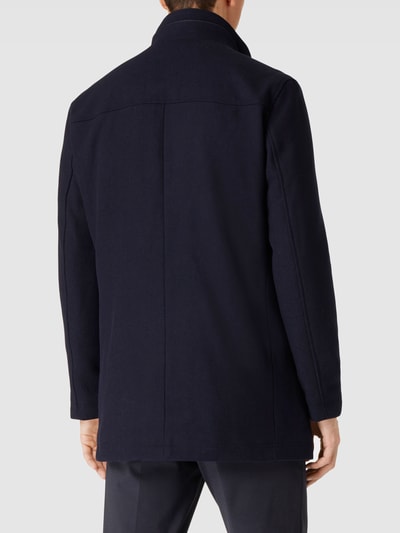 Christian Berg Men Jack met kraaginzet, model 'BURBANK' Marineblauw - 5