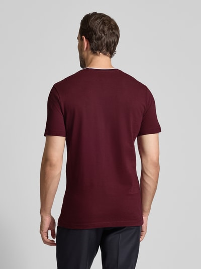 Christian Berg Men T-shirt met ronde hals Bordeaux - 5