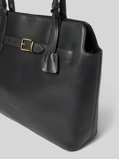 Marc O'Polo Shopper van echt rundleer Zwart - 3