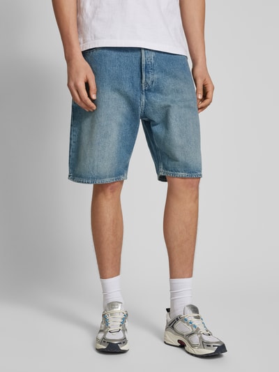 Jack & Jones Baggy Fit Jeansshorts im Used-Look Modell 'ALEX' Jeansblau 4