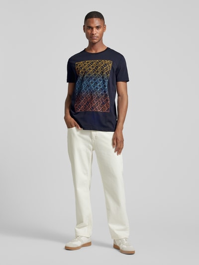 JOOP! Jeans T-Shirt mit Label-Print Marine 1