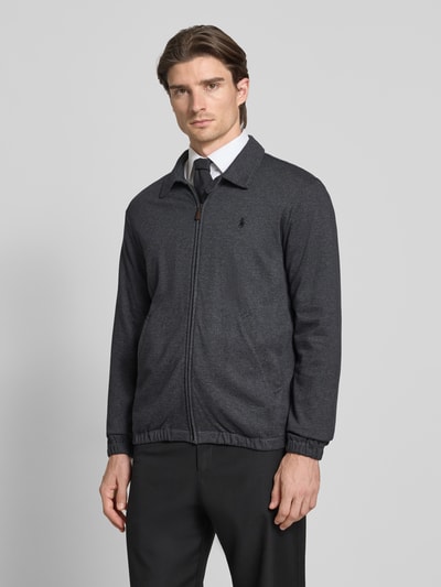 Polo Ralph Lauren Sweatjacke mit Reißverschluss Modell 'BAYPORT' Dunkelgrau 4