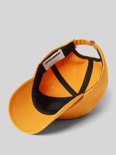 Armedangels Basecap mit Label-Stitching Modell 'YENAAS' Orange 2