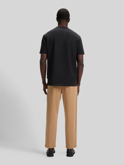 BOSS Regular Fit T-Shirt aus reiner Baumwolle Modell 'THOMPSON 432' Black 5