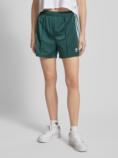 adidas Originals Shorts mit Logo-Stitching Modell 'FIREBIRD' Dunkelgruen 4