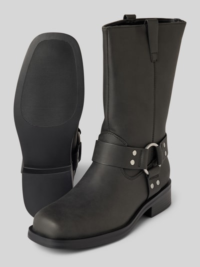 Only Boots in bikerlook, model 'BAX' Zwart - 4