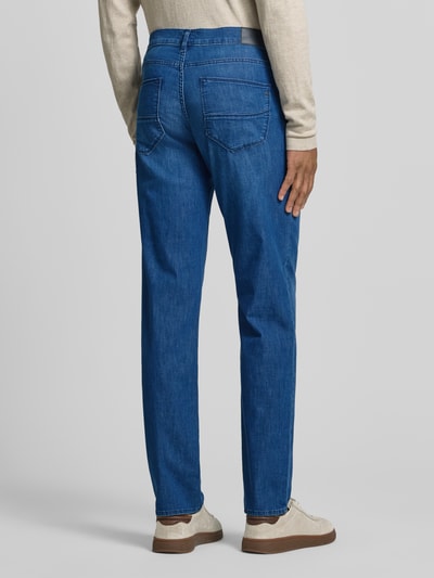 Brax Regular fit jeans in Used-look Model 'Cadiz' Jeansblauw gemêleerd - 5