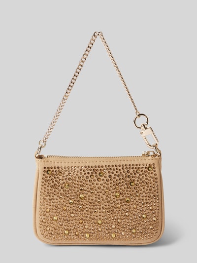 Guess Handtasche mit Ziersteinbesatz Modell 'DAILY POUCH' Gold 5