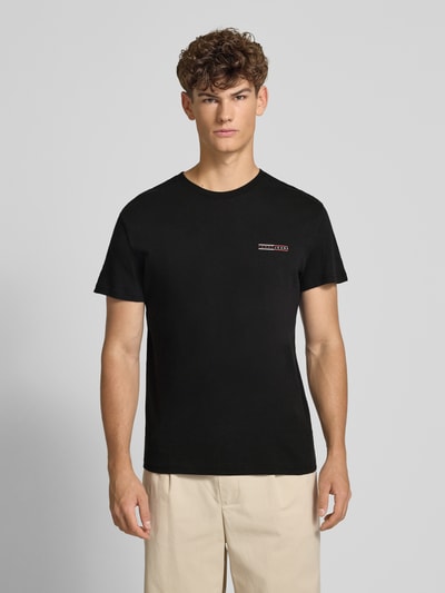 Tommy Jeans Regular Fit T-Shirt aus reiner Baumwolle Black 4