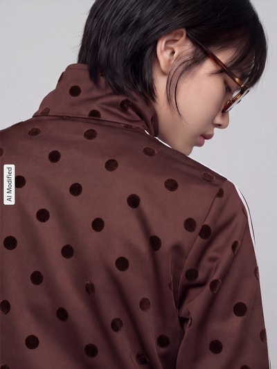adidas Originals Regular Fit Sweatjacke mit Modell 'FIREBIRD' Schoko 3