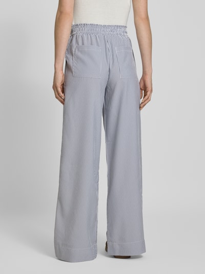 Christian Berg Woman Stoffhose mit elastischem Bund Blau 5