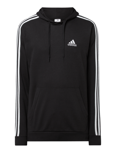 ADIDAS SPORTSWEAR Hoodie mit Logo-Streifen Black 2