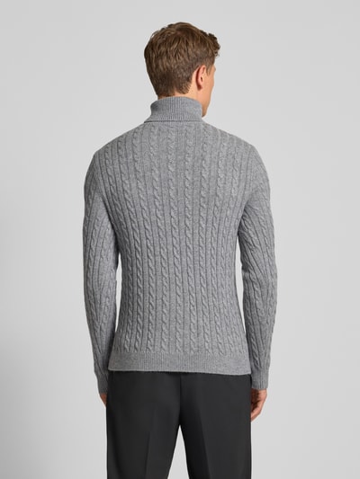 Tiger Of Sweden Rollkragenpullover mit Kaschmir-Anteil Modell 'Wilde' Mittelgrau 5