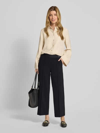 Cambio Stoffen broek met verkorte pasvorm, model 'CAMERON' Zwart - 1