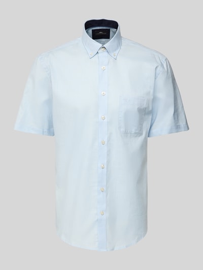 Fynch-Hatton Freizeithemd mit Knopfleiste Hellblau 2