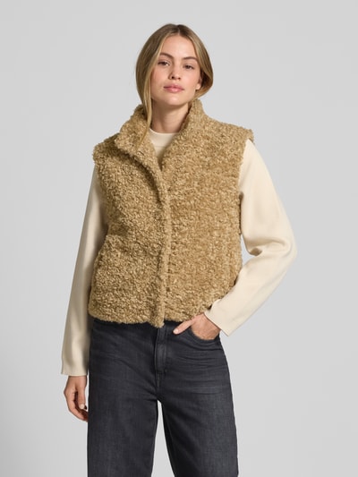 Brax Weste mit Teddyfell Modell 'STYLE.OSLO' Camel 4