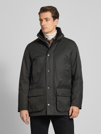 Barbour Jacke mit Pattentaschen Black 4