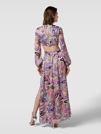 Marciano Guess Maxikleid mit Cut Out Rosa 5