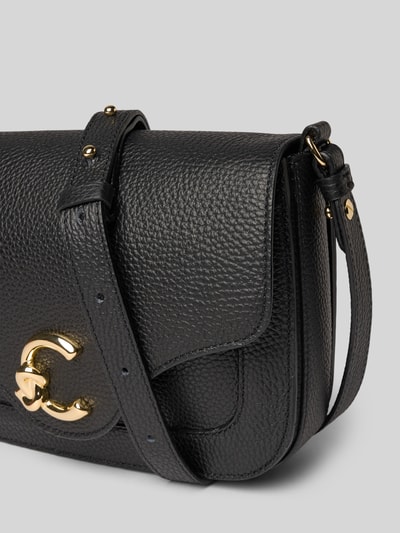 Coccinelle Crossbodytas met labeldetail Zwart - 3