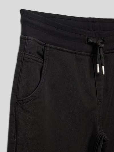 Blue Effect Bermudas mit fixierten Beinumschlägen Modell 'Jogg' Black 2