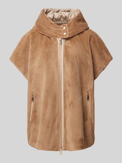 WHITE LABEL Jacke aus Kunstfell Cognac 2