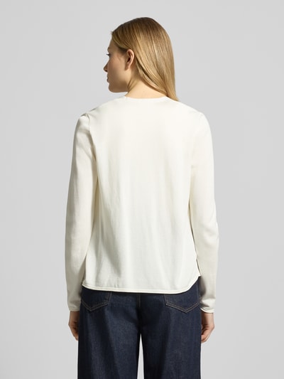 s.Oliver RED LABEL Regular Fit Cardigan Baumwoll-Viskose-Mix Weiss 5