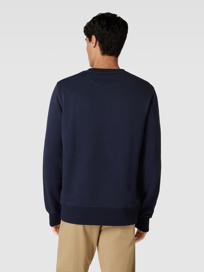 Gant Regular Fit Sweatshirt mit Label-Stitching Modell 'SHIELD' Marine 5